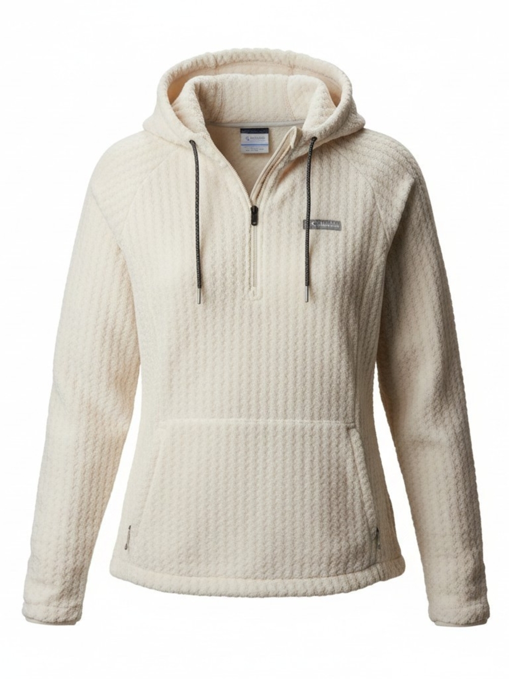 Columbia Women’s Cream Half-Zip Fleece Hoodie